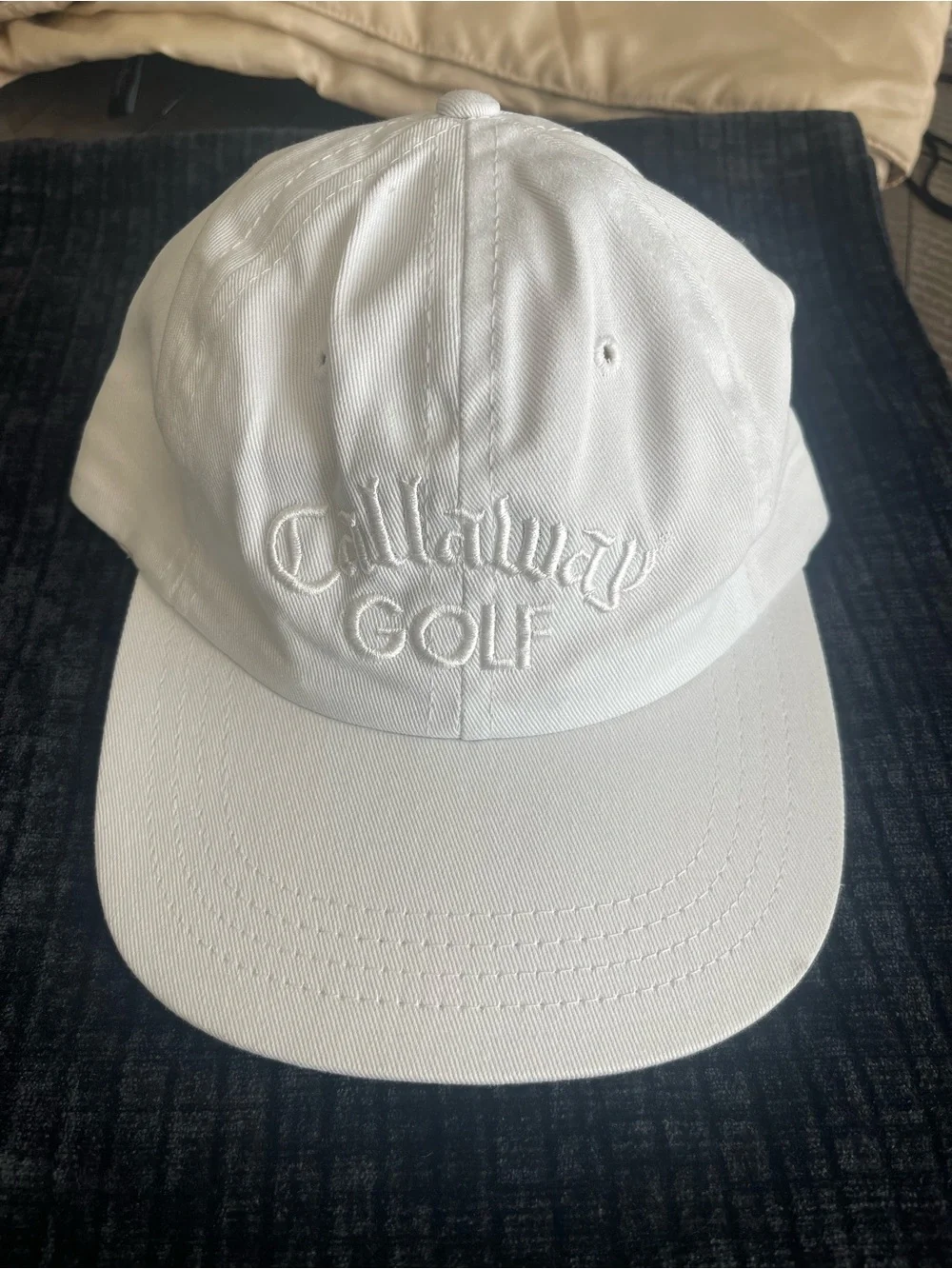 Callaway White Embroidered Golf Cap